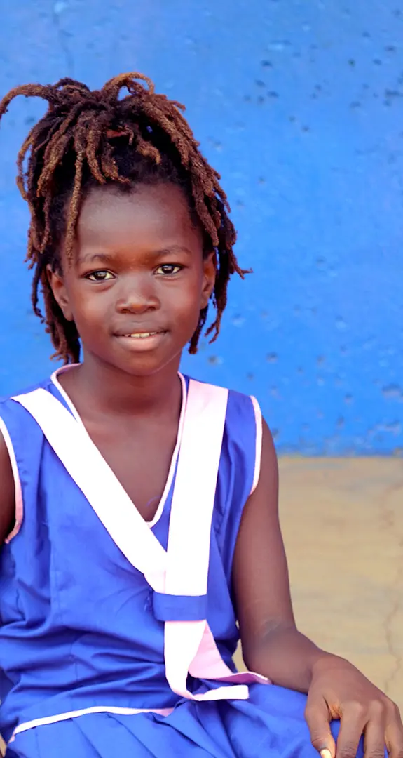 “I now eat every lunchtime at school,” says 10-year-old Isha from Sierra Leone.