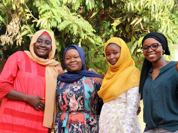 Kadiatou Idani, 30, is the AJFSR association president